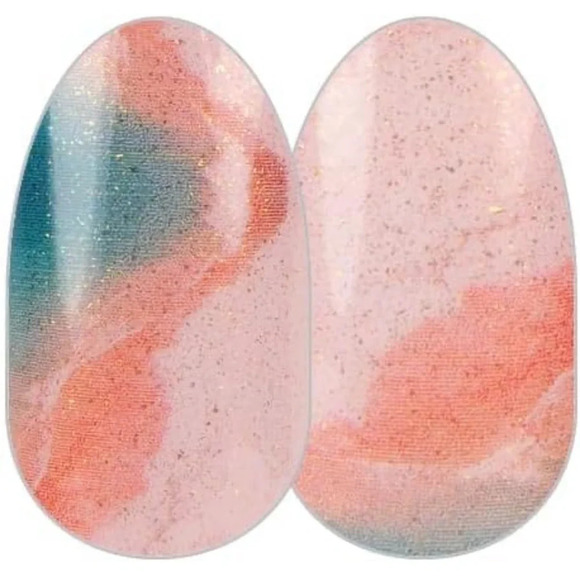 Color Street Nail Polish Strips Retired Rhodes to Paradise New - Picture 6 of 7